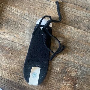 Free People lace tie socks.